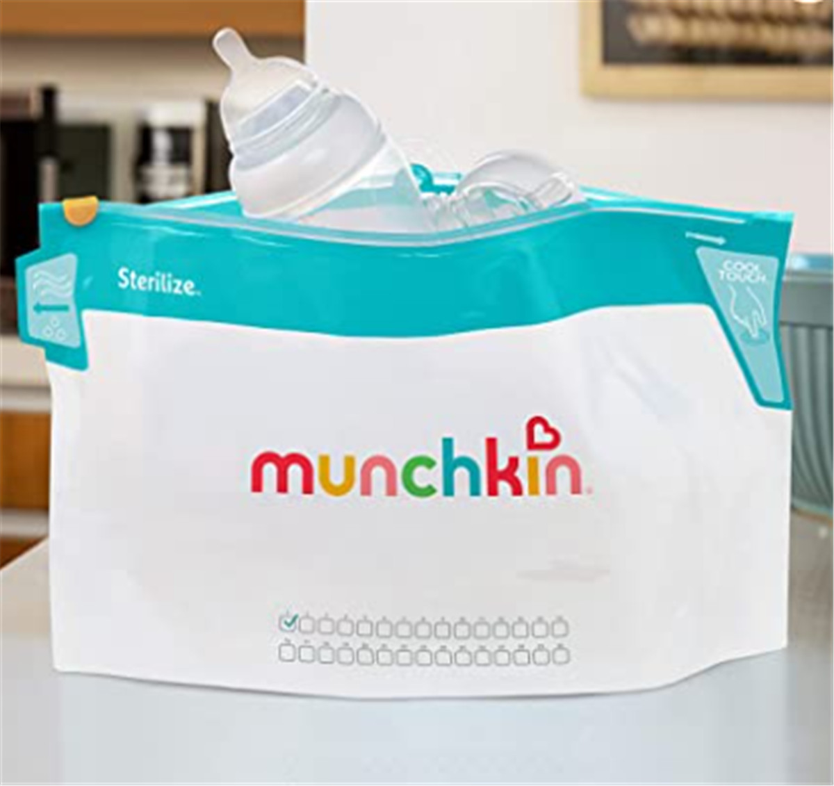 Microwave Bottle Sterilizer Bags Sterilizer Bags para sa Baby Bottles - 400 Uses - Reusable Microwave Steam Bags for Baby Bottles - Breast Pump Sterilizer Bags - Microwave Sterilizing Bags (7)