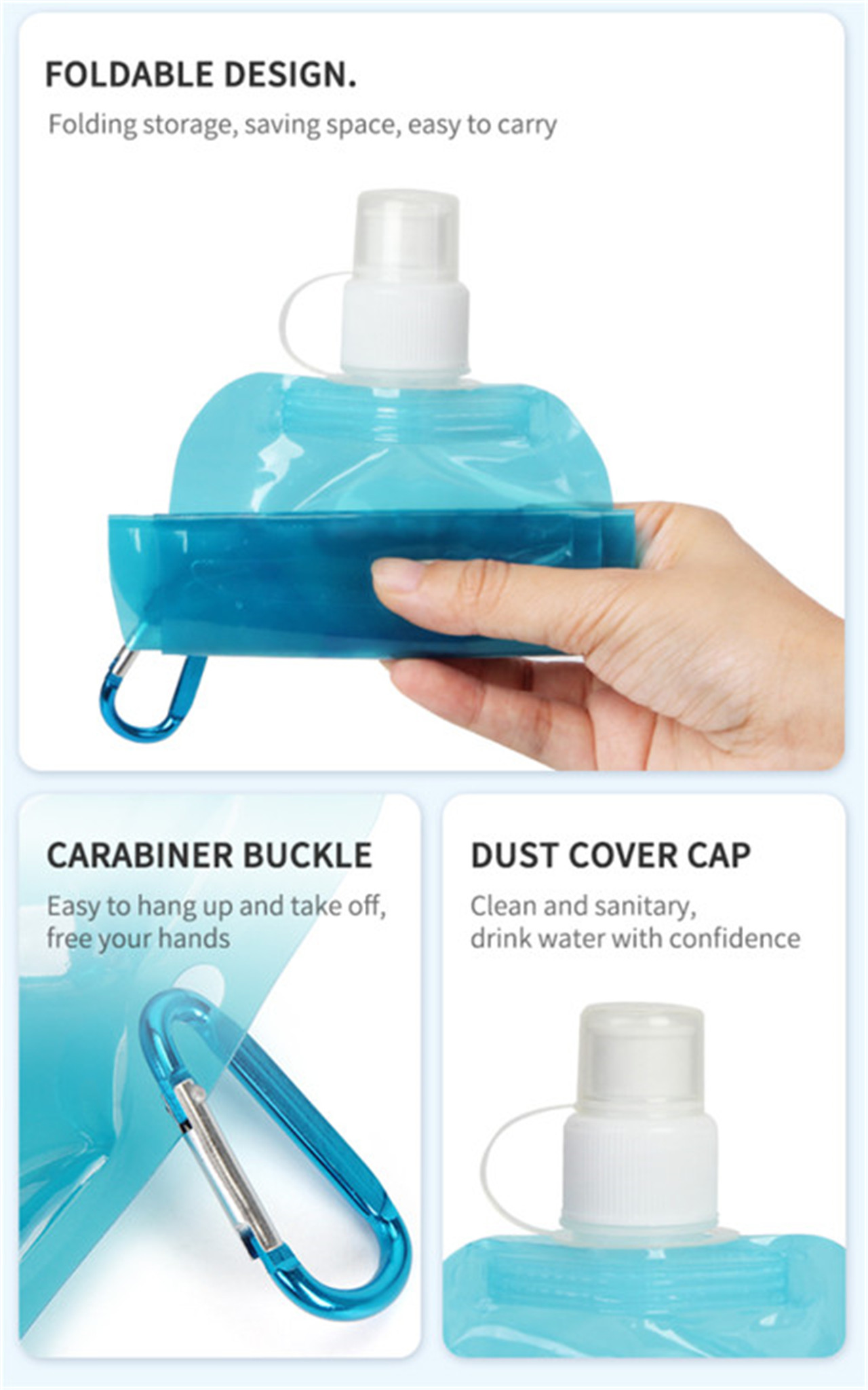 ຄຸນະພາບສູງຈີນ Custom Classic Water Bag Storage Water Holder Bag Camping Foldable Sport Water Bag1 (3)