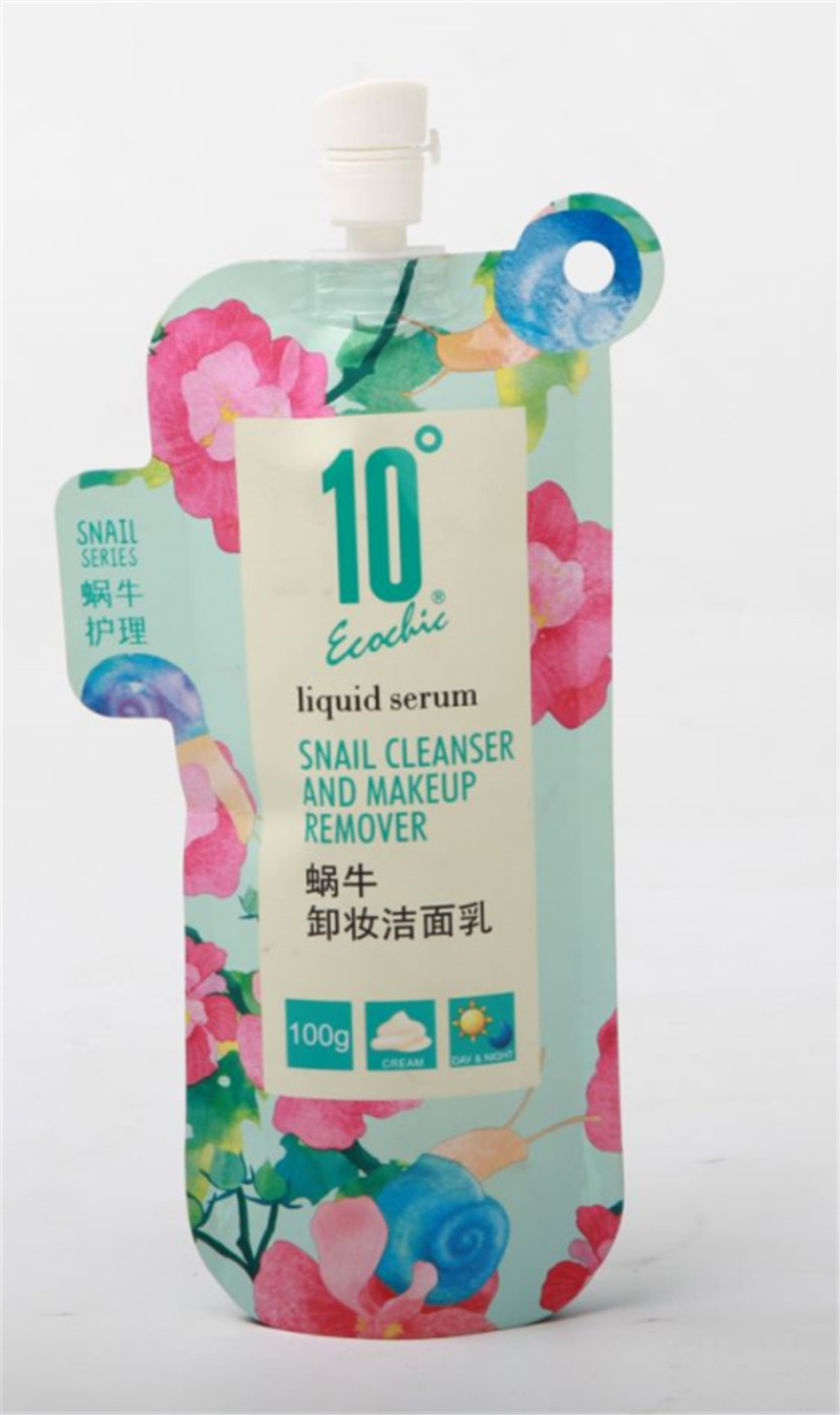 Ganda Zuva Nezuva Aluminium Foil Packaging Spout Bag Yekuzora Plastic Liquid Mask Bag Face Cosmetic Lotion Pouch (3)