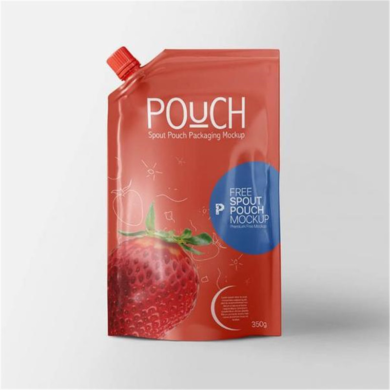 Corner Fitment Ketchup Sauce Pouches (7)