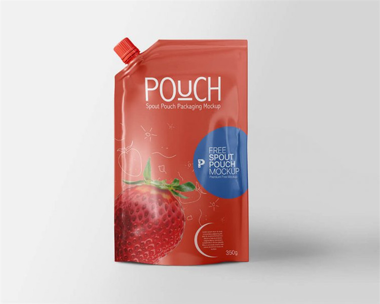 Corner Fitment Ketchup Sauce Pouches (7)